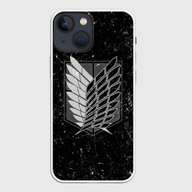 Чехол для iPhone 13 mini с принтом Атака Титанов белая пыль в Кировске,  |  | attack | titan | аккерман | арлерт | армин | атака | гуманоид | йегер | манга | микаса | монстры | мутант | титанов | эрен