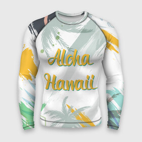 Мужской рашгард 3D с принтом Aloha Hawaii в Кировске,  |  | Тематика изображения на принте: aloha | summer | sun | travel | гавайи | лето | путешествия