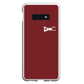 Чехол для Samsung S10E с принтом DEVIL MAY CRY (НА СПИНЕ) в Кировске, Силикон | Область печати: задняя сторона чехла, без боковых панелей | Тематика изображения на принте: dante | devil may cry | devil may cry 5 | dmc | game | hell | play | sword | ад | данте | игры | компьютерные игры 2019 | меч