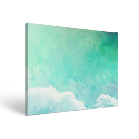 Холст прямоугольный с принтом Облако в Кировске, 100% ПВХ |  | абстракт | вектор | звезды | зеленый | красиво | небо | облако | синий | узор