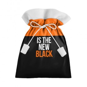 Подарочный 3D мешок с принтом ORANGE IS THE NEW BLACK в Кировске, 100% полиэстер | Размер: 29*39 см | Тематика изображения на принте: orange is the new black