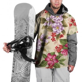 Накидка на куртку 3D с принтом Цветы в Кировске, 100% полиэстер |  | Тематика изображения на принте: букет | георгин | гладиолус | нежный | пастель | роза | ромашка