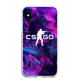 Чехол для iPhone XS Max матовый с принтом CS GO HYPER BEAST LANDSCAPE в Кировске, Силикон | Область печати: задняя сторона чехла, без боковых панелей | Тематика изображения на принте: action | astralis | awp | counter strike | cs go | cs go global offensive | cybersport | game | gamer | hyper beast | shooter | skin | team liquid | киберспорт | оружие | скины