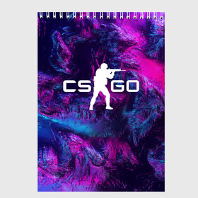 Скетчбук с принтом CS GO HYPER BEAST LANDSCAPE в Кировске, 100% бумага
 | 48 листов, плотность листов — 100 г/м2, плотность картонной обложки — 250 г/м2. Листы скреплены сверху удобной пружинной спиралью | action | astralis | awp | counter strike | cs go | cs go global offensive | cybersport | game | gamer | hyper beast | shooter | skin | team liquid | киберспорт | оружие | скины