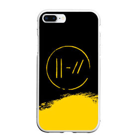 Чехол для iPhone 7Plus/8 Plus матовый с принтом TWENTY ONE PILOTS TOP в Кировске, Силикон | Область печати: задняя сторона чехла, без боковых панелей | 21 pilots | 21p | music | rock | top | trench | twenty one pilots | группа | музыка | рок