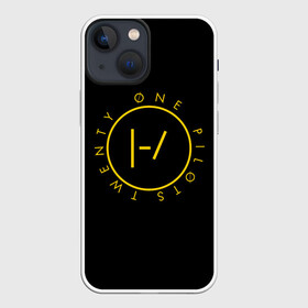 Чехол для iPhone 13 mini с принтом TWENTY ONE PILOTS | 21 PILOTS | TOP в Кировске,  |  | 21 pilots | 21p | music | rock | top | trench | twenty one pilots | группа | музыка | рок