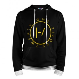 Мужская толстовка 3D с принтом TWENTY ONE PILOTS   TOP в Кировске, 100% полиэстер | двухслойный капюшон со шнурком для регулировки, мягкие манжеты на рукавах и по низу толстовки, спереди карман-кенгуру с мягким внутренним слоем. | 21 pilots | 21p | music | rock | top | trench | twenty one pilots | группа | музыка | рок