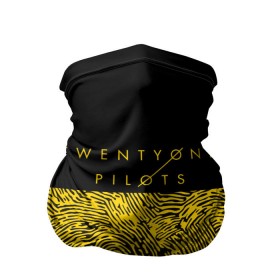 Бандана-труба 3D с принтом TWENTY ONE PILOTS   TOP в Кировске, 100% полиэстер, ткань с особыми свойствами — Activecool | плотность 150‒180 г/м2; хорошо тянется, но сохраняет форму | 21 pilots | 21p | music | rock | top | trench | twenty one pilots | группа | музыка | рок