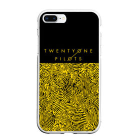 Чехол для iPhone 7Plus/8 Plus матовый с принтом TWENTY ONE PILOTS TOP в Кировске, Силикон | Область печати: задняя сторона чехла, без боковых панелей | 21 pilots | 21p | music | rock | top | trench | twenty one pilots | группа | музыка | рок