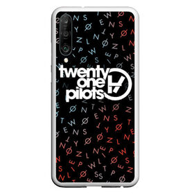 Чехол для Honor P30 с принтом TWENTY ONE PILOTS TOP в Кировске, Силикон | Область печати: задняя сторона чехла, без боковых панелей | 21 pilots | 21p | music | rock | top | trench | twenty one pilots | группа | музыка | рок