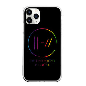 Чехол для iPhone 11 Pro Max матовый с принтом TWENTY ONE PILOTS TOP в Кировске, Силикон |  | 21 pilots | 21p | music | rock | top | trench | twenty one pilots | группа | музыка | рок