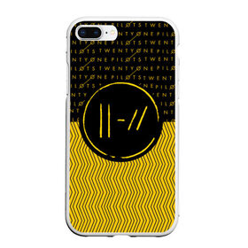 Чехол для iPhone 7Plus/8 Plus матовый с принтом TWENTY ONE PILOTS TOP в Кировске, Силикон | Область печати: задняя сторона чехла, без боковых панелей | 21 pilots | 21p | music | rock | top | trench | twenty one pilots | группа | музыка | рок