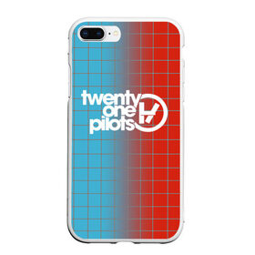 Чехол для iPhone 7Plus/8 Plus матовый с принтом TWENTY ONE PILOTS TOP в Кировске, Силикон | Область печати: задняя сторона чехла, без боковых панелей | 21 pilots | 21p | music | rock | top | trench | twenty one pilots | группа | музыка | рок