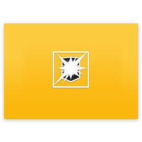 Поздравительная открытка с принтом R6S BLITZ в Кировске, 100% бумага | плотность бумаги 280 г/м2, матовая, на обратной стороне линовка и место для марки
 | Тематика изображения на принте: 6 | cybersport | esport | logo | pro league | rainbow | rainbow six siege | six | team | киберспорт | лого | радуга осада