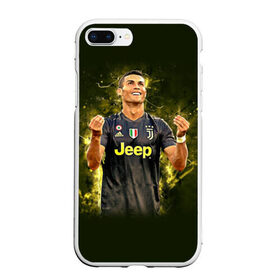 Чехол для iPhone 7Plus/8 Plus матовый с принтом RONALDO JUVE SPORT в Кировске, Силикон | Область печати: задняя сторона чехла, без боковых панелей | cr7 | fc | football | football club | juve | juventus | ronaldo | sport | роналдо | спорт | спортивные | униформа | фирменные цвета | фк | футбол | футбольный клуб | ювентус