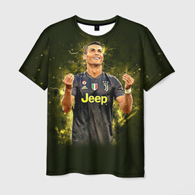 Мужская футболка 3D с принтом RONALDO JUVE SPORT в Кировске, 100% полиэфир | прямой крой, круглый вырез горловины, длина до линии бедер | cr7 | fc | football | football club | juve | juventus | ronaldo | sport | роналдо | спорт | спортивные | униформа | фирменные цвета | фк | футбол | футбольный клуб | ювентус