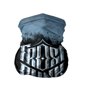 Бандана-труба 3D с принтом Frostpunk Logo в Кировске, 100% полиэстер, ткань с особыми свойствами — Activecool | плотность 150‒180 г/м2; хорошо тянется, но сохраняет форму | frost punk | frostpunk | фрост панк | фростпанк