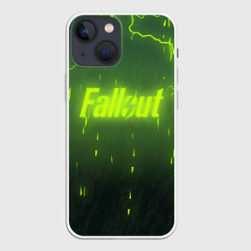 Чехол для iPhone 13 mini с принтом FALLOUT RADSTORM в Кировске,  |  | 101 | 111 | 76 | atom cats | bethesda | brotherhood of steel | fallout | nuka cola | outcast | tunnel snakes | vault | war | братство стали | бункер | война | убежище | фолаут | фоллаут | ядеркола