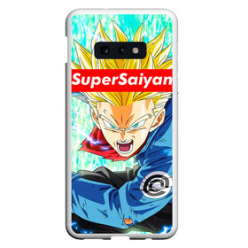 Чехол для Samsung S10E с принтом Super Saiyan в Кировске, Силикон | Область печати: задняя сторона чехла, без боковых панелей | anime | dragon ball | аниме | гоку | драгон бол | дракона жемчуг