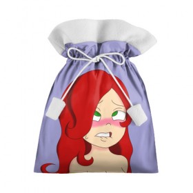 Подарочный 3D мешок с принтом Redhead в Кировске, 100% полиэстер | Размер: 29*39 см | Тематика изображения на принте: ahegao | anime | аниме | ахегао