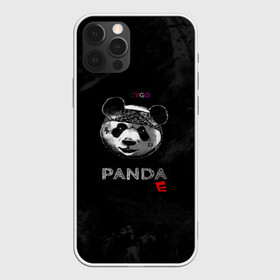 Чехол для iPhone 12 Pro с принтом Cygo - panda E в Кировске, силикон | область печати: задняя сторона чехла, без боковых панелей | cygo | panda e | rap | бандана | гепард | голова | леонид вакальчук | медведь | мы бежим с тобой как будто от гепарда | надпись | панда е | реп | репер | рэп | рэпер | сайго | суго | цуго