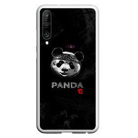 Чехол для Honor P30 с принтом Cygo - panda E в Кировске, Силикон | Область печати: задняя сторона чехла, без боковых панелей | Тематика изображения на принте: cygo | panda e | rap | бандана | гепард | голова | леонид вакальчук | медведь | мы бежим с тобой как будто от гепарда | надпись | панда е | реп | репер | рэп | рэпер | сайго | суго | цуго