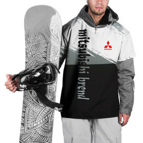 Накидка на куртку 3D с принтом Mitsubishi brend: Надпись в Кировске, 100% полиэстер |  | 