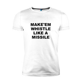 Мужская футболка премиум с принтом BLACKPINK в Кировске, 92% хлопок, 8% лайкра | приталенный силуэт, круглый вырез ворота, длина до линии бедра, короткий рукав | blackpink | k pop | whistle like a missile | блэк пинк