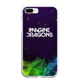 Чехол для iPhone 7Plus/8 Plus матовый с принтом IMAGINE DRAGONS в Кировске, Силикон | Область печати: задняя сторона чехла, без боковых панелей | Тематика изображения на принте: alteranative rock | imagone dragons | music | rap | rock | альтернативный рок | группа | драконы | музыка | музыканты | реп | рок