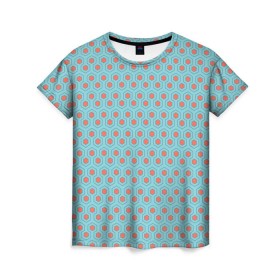 Женская футболка 3D с принтом BTS - IDOL - (RM) в Кировске, 100% полиэфир ( синтетическое хлопкоподобное полотно) | прямой крой, круглый вырез горловины, длина до линии бедер | k pop | rm | арэм | джун | ким | корейцы | нам | орнамент | узор
