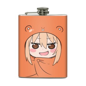 Фляга с принтом Himouto! Umaru-chan в Кировске, металлический корпус | емкость 0,22 л, размер 125 х 94 мм. Виниловая наклейка запечатывается полностью | himouto umaru chan | himouto umaruchan | komaru | my two faced little sister | tanukichi | u.m.r. | umaru doma | двуличная сестрёнка умару | умару дома