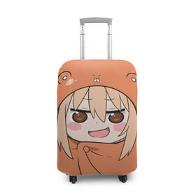 Чехол для чемодана 3D с принтом Himouto! Umaru-chan в Кировске, 86% полиэфир, 14% спандекс | двустороннее нанесение принта, прорези для ручек и колес | Тематика изображения на принте: himouto umaru chan | himouto umaruchan | komaru | my two faced little sister | tanukichi | u.m.r. | umaru doma | двуличная сестрёнка умару | умару дома