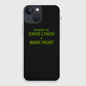 Чехол для iPhone 13 mini с принтом Created by Lynch  Frost в Кировске,  |  | david lynch | mark frost | twin peaks | твин пикс