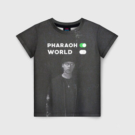 Детская футболка 3D с принтом PharaON в Кировске, 100% гипоаллергенный полиэфир | прямой крой, круглый вырез горловины, длина до линии бедер, чуть спущенное плечо, ткань немного тянется | deaddynasty | pharaoh | phuneral | фараон