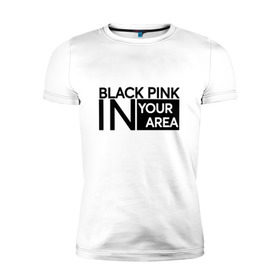 Мужская футболка премиум с принтом BlackPink в Кировске, 92% хлопок, 8% лайкра | приталенный силуэт, круглый вырез ворота, длина до линии бедра, короткий рукав | blackpink | k pop | music | блэк пинк | дженни | джису | лис | музыка | розэ