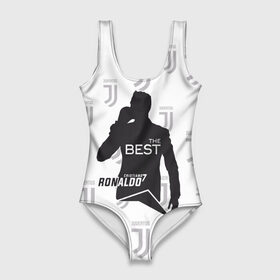 Купальник-боди 3D с принтом Ronaldo the best в Кировске, 82% полиэстер, 18% эластан | Круглая горловина, круглый вырез на спине | 7 | cristiano | juventus | ronaldo | криштиану | роналду | ювентус