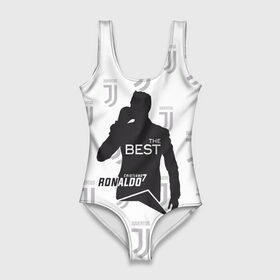 Купальник-боди 3D с принтом Ronaldo the best в Кировске, 82% полиэстер, 18% эластан | Круглая горловина, круглый вырез на спине | Тематика изображения на принте: 7 | cristiano | juventus | ronaldo | криштиану | роналду | ювентус