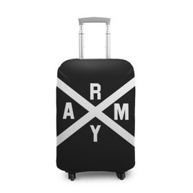 Чехол для чемодана 3D с принтом BTS ARMY в Кировске, 86% полиэфир, 14% спандекс | двустороннее нанесение принта, прорези для ручек и колес | bts | bts army | j hope | jimin | jin | jungkook | k pop | rap monster | rapmon | suga | v | бтс | корея