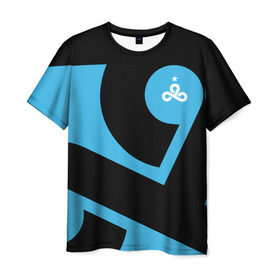 Мужская футболка 3D с принтом cs:go - Cloud9 The Form (2018/2019) в Кировске, 100% полиэфир | прямой крой, круглый вырез горловины, длина до линии бедер | 0x000000123 | cloud9 | csgo | клауд9 | ксго