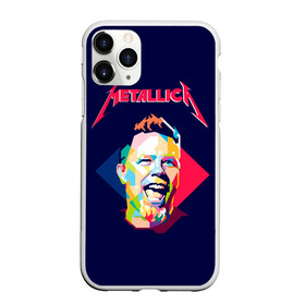 Чехол для iPhone 11 Pro матовый с принтом Металлика в Кировске, Силикон |  | metallica | джеймс хэтфилд | метал | металлика | рок | хеви метал | хэтфилд