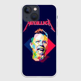 Чехол для iPhone 13 mini с принтом Металлика в Кировске,  |  | metallica | джеймс хэтфилд | метал | металлика | рок | хеви метал | хэтфилд