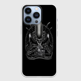 Чехол для iPhone 13 Pro с принтом Чужой и Его Прелесть в Кировске,  |  | alien | aliens | horror | predator | ufo | инопланетяне | инопланетянин | нло | пришелец | пришельцы | ужасы | фантастика | хищник | чужой