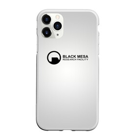 Чехол для iPhone 11 Pro матовый с принтом Black Mesa в Кировске, Силикон |  | black mesa | half life | халф лайф | черная меса