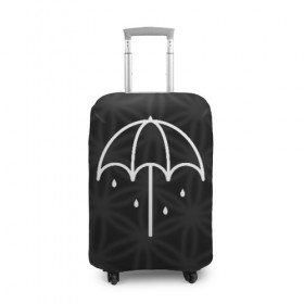 Чехол для чемодана 3D с принтом Bring Me The Horizon в Кировске, 86% полиэфир, 14% спандекс | двустороннее нанесение принта, прорези для ручек и колес | bmth | bring | horizon | me | the | альтернатива | бринги | зонт | зонтик | метал | музыка | рок