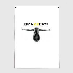 Постер с принтом BRAZZERS в Кировске, 100% бумага
 | бумага, плотность 150 мг. Матовая, но за счет высокого коэффициента гладкости имеет небольшой блеск и дает на свету блики, но в отличии от глянцевой бумаги не покрыта лаком | brazzers | верховный | графика | девушка | девушки | дом | изображение | картинка | красивая | круто | лучший | любовь | мода | молодёжная | рисунок | силуэт | современная | стиль | студия | творчество