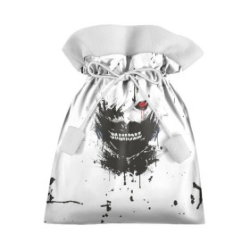 Подарочный 3D мешок с принтом Kaneki Ken (Tokyo Ghoul) #1 в Кировске, 100% полиэстер | Размер: 29*39 см | Тематика изображения на принте: anime | kaneki ken | tokyo ghoul | аниме | канеки кен | токийский гуль