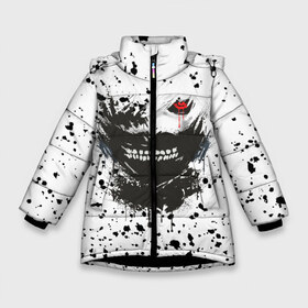 Зимняя куртка для девочек 3D с принтом Kaneki Ken (Tokyo Ghoul) #3 в Кировске, ткань верха — 100% полиэстер; подклад — 100% полиэстер, утеплитель — 100% полиэстер. | длина ниже бедра, удлиненная спинка, воротник стойка и отстегивающийся капюшон. Есть боковые карманы с листочкой на кнопках, утяжки по низу изделия и внутренний карман на молнии. 

Предусмотрены светоотражающий принт на спинке, радужный светоотражающий элемент на пуллере молнии и на резинке для утяжки. | anime | kaneki ken | tokyo ghoul | аниме | канеки кен | токийский гуль