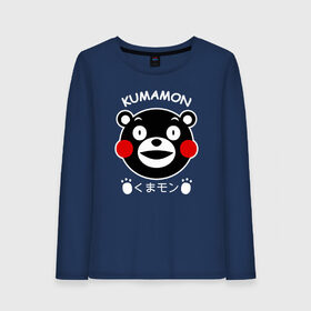 Женский лонгслив хлопок с принтом KUMAMON в Кировске, 100% хлопок |  | japanese | kumamon | kumamoto | аниме | игрушка | кумамон | кумамото сапурайдзу | персонаж | талисман | япония