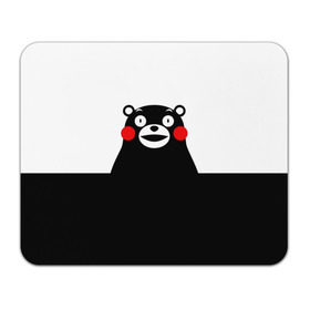 Коврик для мышки прямоугольный с принтом KUMAMON в Кировске, натуральный каучук | размер 230 х 185 мм; запечатка лицевой стороны | Тематика изображения на принте: japanese | kumamon | kumamoto | аниме | игрушка | кумамон | кумамото сапурайдзу | персонаж | талисман | япония