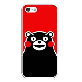 Чехол для iPhone 5/5S матовый с принтом KUMAMON в Кировске, Силикон | Область печати: задняя сторона чехла, без боковых панелей | japanese | kumamon | kumamoto | аниме | игрушка | кумамон | кумамото сапурайдзу | персонаж | талисман | япония